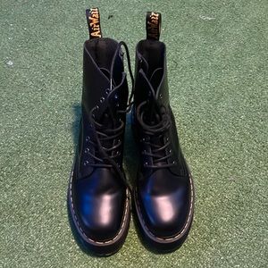 Dr. Martens, Jadon Smooth Leather Platform Boots